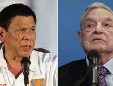 Ο Ντουέρτε ακύρωσε επίσκεψη του Σόρος στις Φιλιππίνες: «Αν έρθεις υπάρχει αμοιβή για το κεφάλι σου εδώ»!